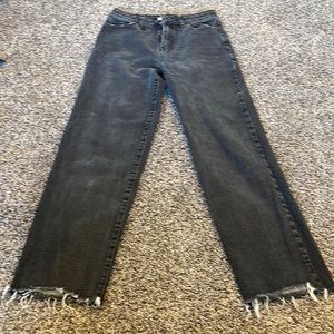 Black high-rise straight So jeans size 3/26W